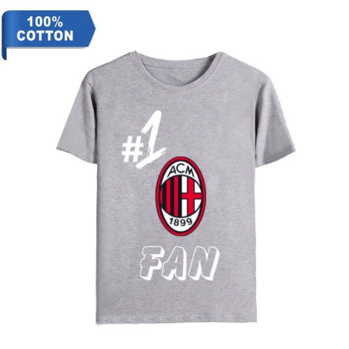 AC Milan first fan T-shirt (Design 1) قميص او تيشترت من القطن 100٪
